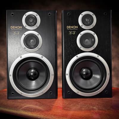 DENON D-3 (USC-3) 💥RaRe💥 Collector's Vintage Stereo Bookshelf Speakers image 2