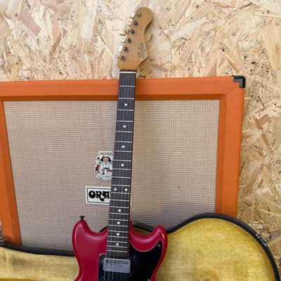 Vintage 1960s Hofner Colorama 2 II Red Solid Whammy Electric Guitar w/ Case image 8