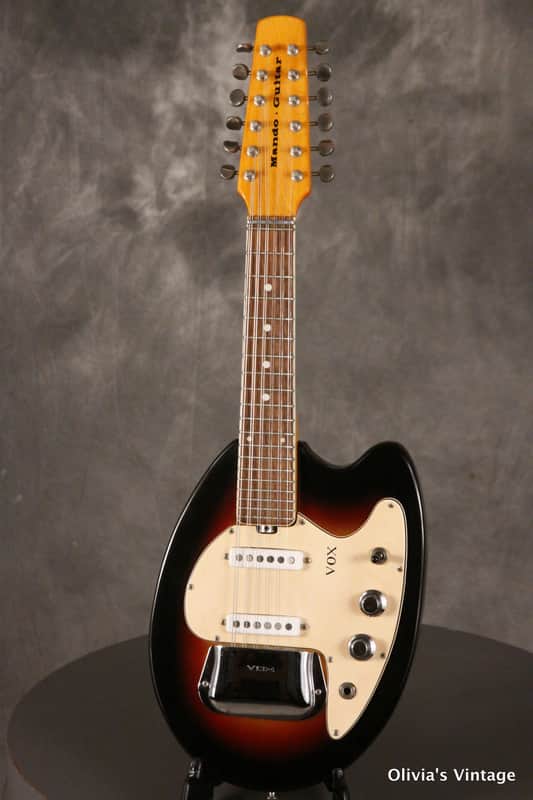 Vox Mando-Guitar 100% Complete 1960s Sunburst image 1