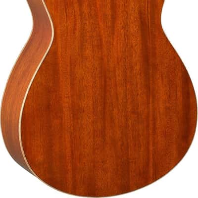 Yamaha AC1M Grand Concert Acoustic-Electric Guitar, Solid Spruce Top, Vintage Natural image 3