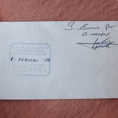 Casa Ricardo Guitarra tipo Valencia 1975 -Vintage- Good Condition image 19