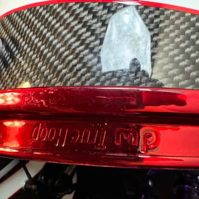 Rikki Rockett's, Rockett Drum Works, Devil City Angels, Carbon Fiber Shell, 22", 12", 14", 16", Matching 6x14" Snare. 2015 SIGNED!! image 19