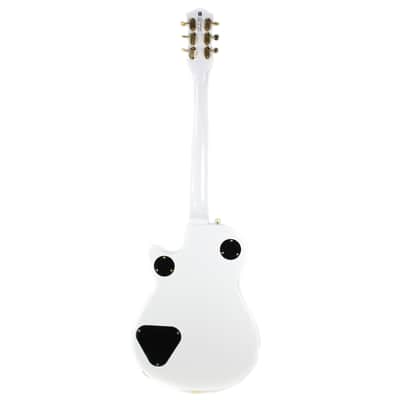 Gretsch G5434T-LTD Limited Edition Pro Jet in White and Gold Penguin Style Demo image 3
