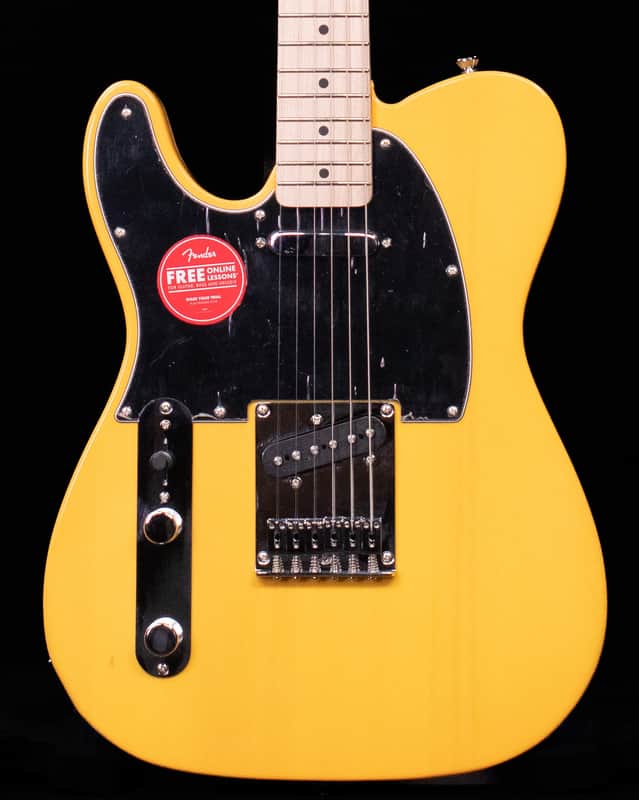 Squier Affinity Series Telecaster Left-Handed, Maple FB, Butterscotch Blonde image 1