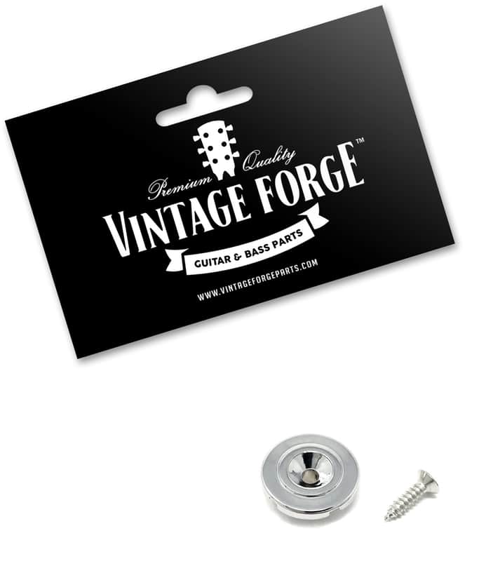 Nickel Round Slotted String Retainer Guide Tree for Fender Precision Jazz Style Bass w/Screw image 1