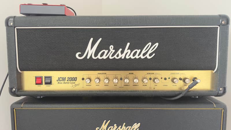 Marshall JCM 2000 DSL 50 Dual Super Lead 2-Channel 50-Watt Guitar Amp Head 2000s - Black image 1