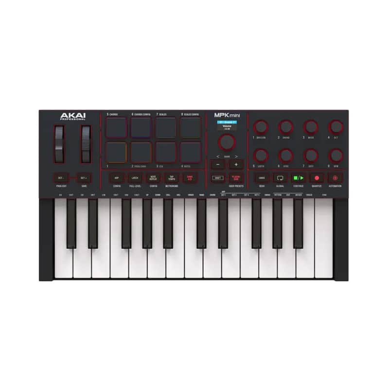 Akai Professional MPK Mini MK4 Portable USB Keyboard - Black image 1