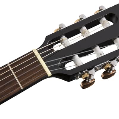 Fender CN-60S Nylon, Walnut Fingerboard - Black image 5