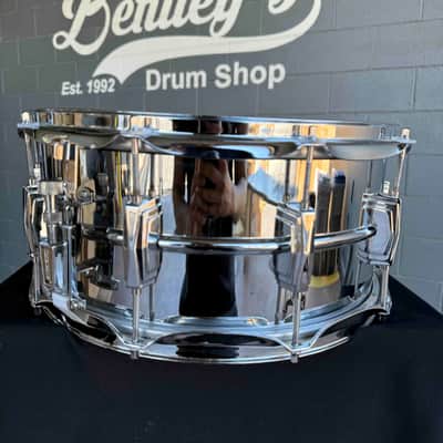 Ludwig Supraphonic 6.5x14 Snare Drum with Blue & Olive Badge (Rm 4) image 3