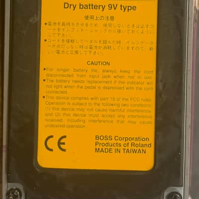 Boss BF-2 Flanger Taiwan Orange Label 90s - Purple image 6