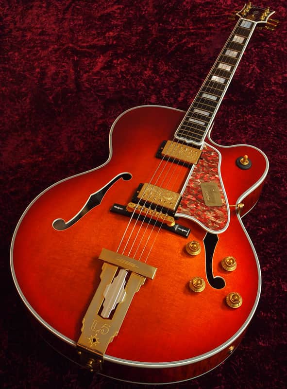 Gibson L-5 CES Quilt  2015 Cherry Sunburst image 1