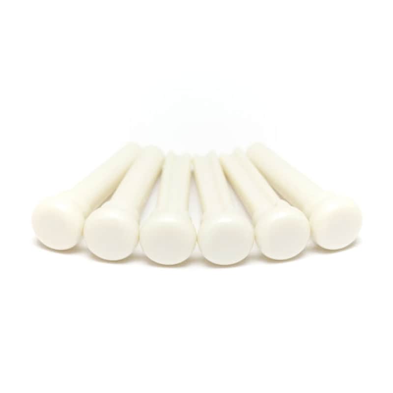 Graph Tech TUSQ Bridge Pins White With No Dot image 1