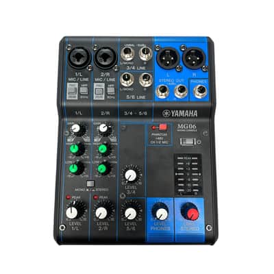 Yamaha MG06 Mixing Console & Zoom R8 Sampler/Controller image 1