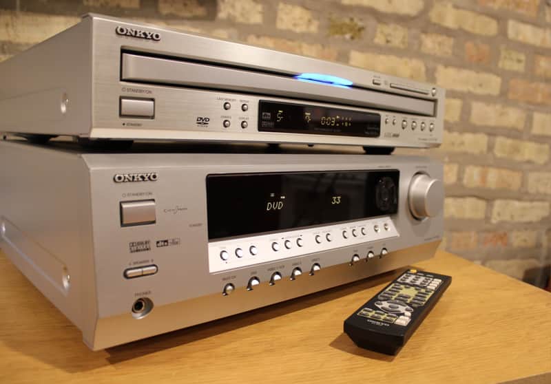 Onkyo HT-R340/ receiver DV-CP702 Cd changer w/remote fully functional- refurbished image 1