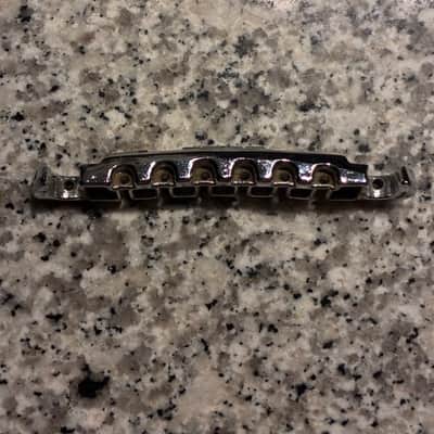 Gibson 1967’Gibson SG Vintage Solid Saddle Bridge/Tailpiece 1967 - Chrome image 7