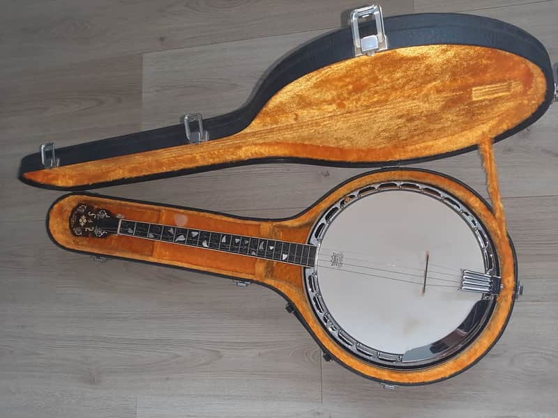 Tenor Banjo Aria Pro II 1970s image 1