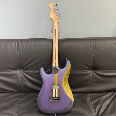 Custom Airbrushed Partscaster Stratocaster  - Airbrushed Purple Burst image 13