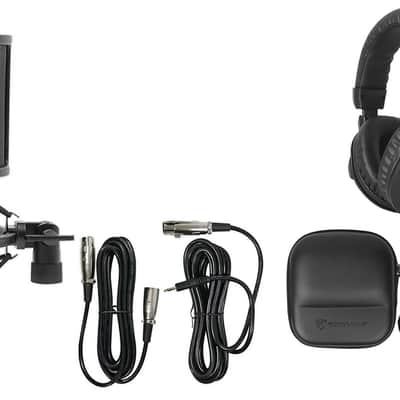 Rockville RCM PRO Studio/Recording Condenser Microphone+Headphones+Cable+Case image 12