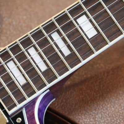 Minty! 2025 Gibson ES-335 Block Limited Edition Semi-Hollow Electric Guitar Figured Trans Purple + OHSC image 9