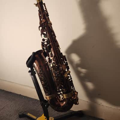 KESSLER Custom Handmade Alto Sax 2016 - Dark Lacquer image 3