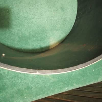 Premier 22"(diameter)x16"(depth) Bass Drum Shell 1980's - Black Wrap image 9