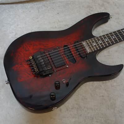 1980's USA Kramer American Stagemaster in DIY transparent red image 1