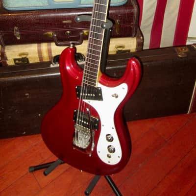 ~1965 Mosrite The Ventures 12 String Candy Apple Red image 2