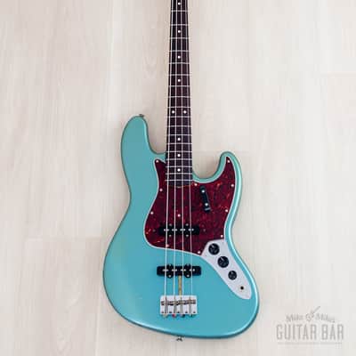 2000 Fender American Vintage '62 Jazz Bass Lake Placid Blue w/ Tweed Case image 2