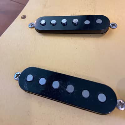Fender Tex Mex Strat Pickups Alnico 5 Stratocaster Anodized Gold '50s Pickguard image 2