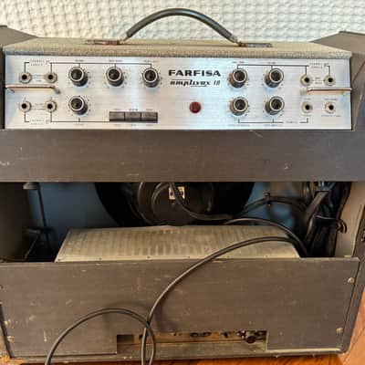 Farfisa Amplivox 18 – 1960s – Original Jensen 12" (Chicago) – Rare Italian Tube Amp image 3