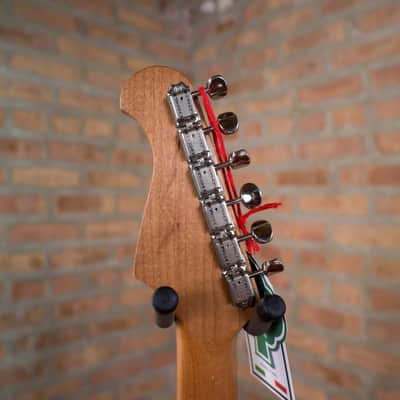 Paoletti Nancy Loft SH “Relic White Over Sunburst” Handcrafted Italian Reclaimed Chestnut Roasted Maple image 22