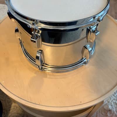 Ludwig 9x13" Stainless Steel Mounted Tom 1970s - Steel image 3