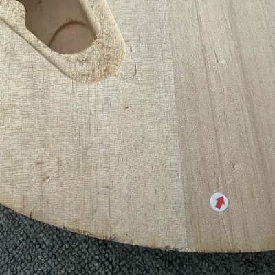 Solid Basswood Unfinished DIY Guitar Body image 7