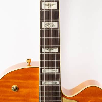 Gretsch G6120T-55 Vintage Select '55 Chet Atkins Hollow Body with Bigsby 2023 Vintage Orange Stain image 7