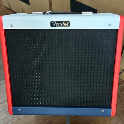 Fender Limited Edition Blues Junior IV, Eminence Cannabis Rex, Color Trio: Red, White, Blue image 3