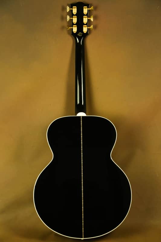 Gibson SJ-200 Rose Custom Acoustic Guitar Black J-200 | Reverb
