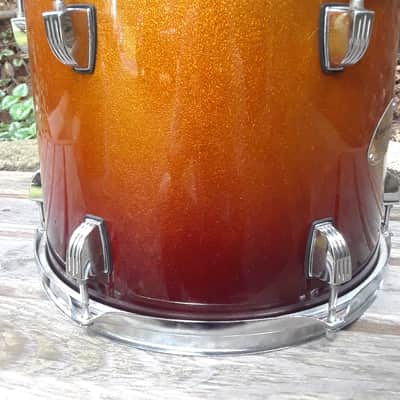 Ludwig Accent CS Custom Amber Sparkle Fade 12"x8" tom image 3
