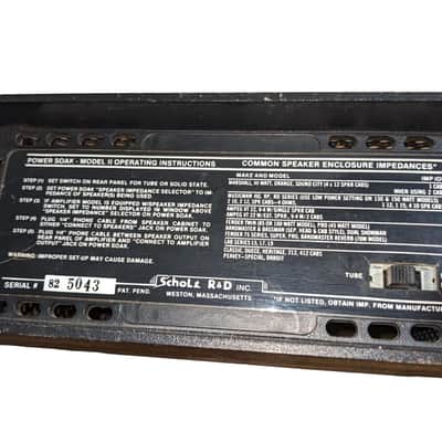 Tom Scholz Power Soak Model II Guitar Amp Attenuator Vintage 1982 image 6