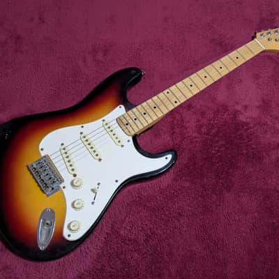 Harmony H-80T Strat Copy 1980s - Sunburst - Made in Korea image 1