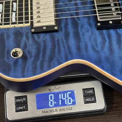Used ESP USA Eclipse Quilt Top Satin Blue w/case TSU25062 image 13