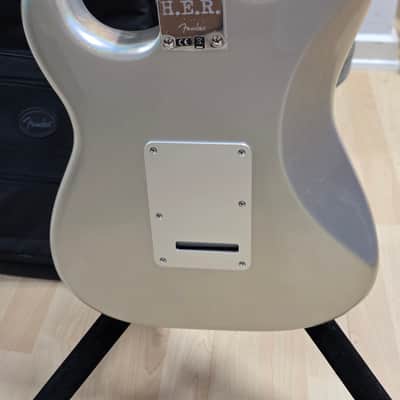 Fender H.E.R. Stratocaster BRAND NEW Limited Edition Artist Signature Custom Chrome Glow Anodized Aluminum 60s Vintage Spec Noiseless Pickups HER Strat Color Change Flip Flop Paint Guitar image 25