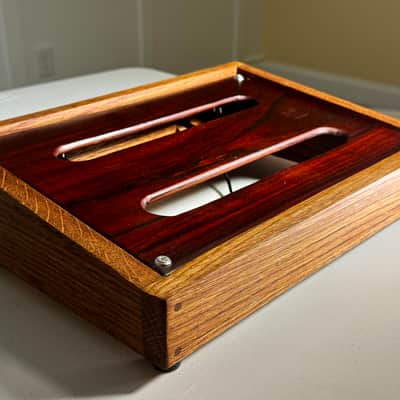 Nell Audio Hardwood Pedalboard - 13.5" x 9.5" - I/O inputs + 1/4 Jacks + XLR DI 2026 - Natural image 1