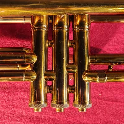 Antique 1930s King American Standard Cornet Brass w/ Carrying Case - RECENTLY SERVICED!! image 10