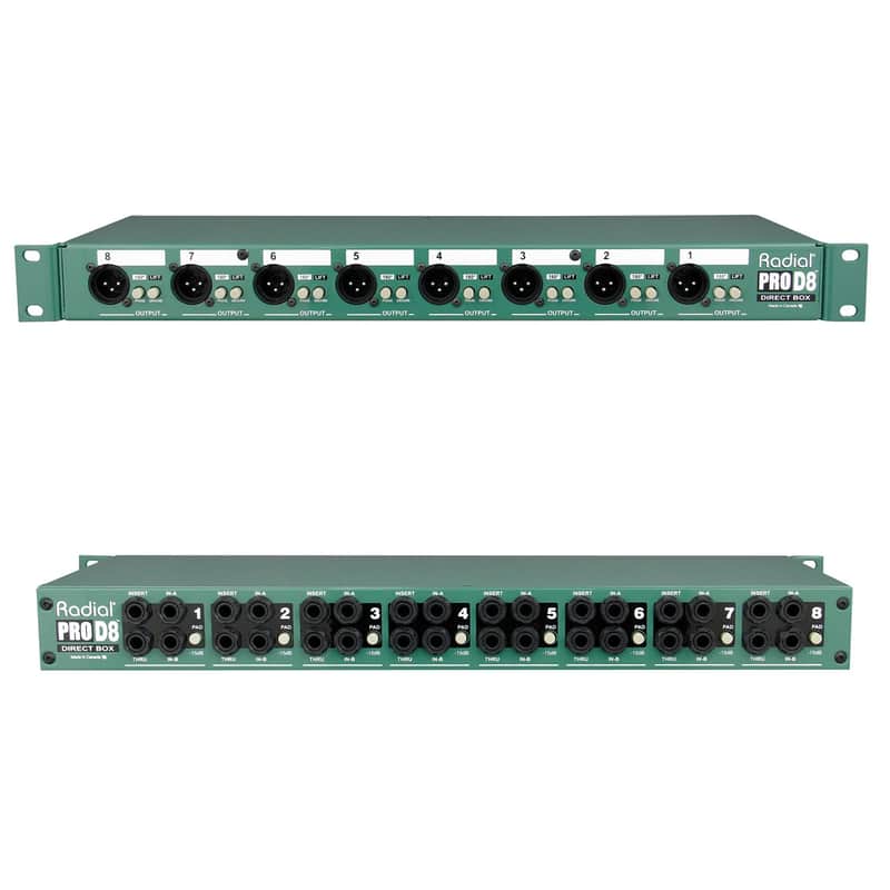 Radial Engineering ProD8 8-channel Rackmount DI image 1
