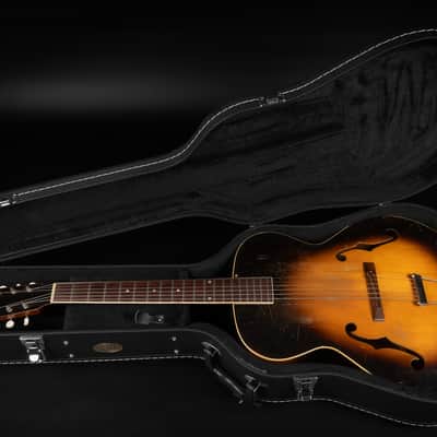 1936 Kalamazoo KG-31 - Sunburst | USA Gibson Vintage Pre War Archtop Jazz Acoustic Guitar K&K Pure Mini Pickup 1.86kg | Case image 21