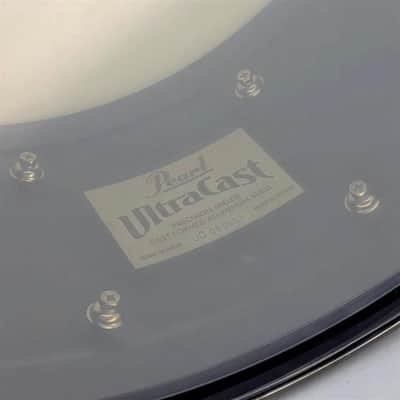 Used Pearl UltraCast 3mm Cast Aluminum Snare Drum 14x6.5 - Excellent image 5