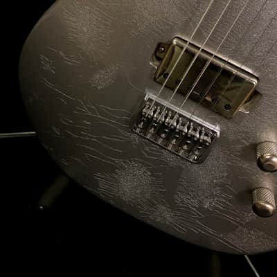 LsL Instruments T Bone 24 Tele, Swamp Ash, Wenge, Custom Shop "Icey" Telecaster, Pale Ice Blue Metallic, Checked Nitro Bad Bone 2, Reversed Headstock image 12