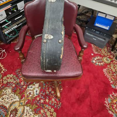 Victoria Fender Coronado Gibson EB Bass Case Yellow Lined 1960s image 13