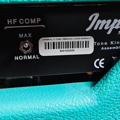Tone King Imperial MKII 20-Watt 1x12" Guitar Combo 2015 - Present - Turquoise image 12