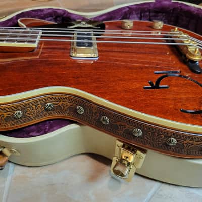 Gretsch Round Up Bass, One of only 2 ever made Custom Shop  RARE! OHC  Geddy Lee 6120 rancher image 7